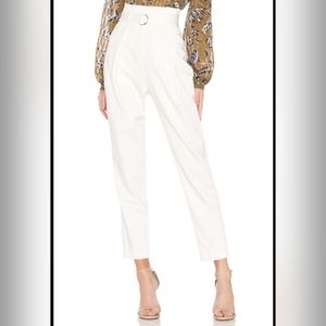 BCBG White High Waisted Trousers Size XXS